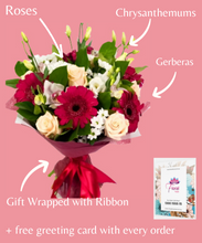 Load image into Gallery viewer, Roses, Gerberas Bouquet
