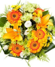 Load image into Gallery viewer, Yellow lilies Gerbera&#39;s Bouquet
